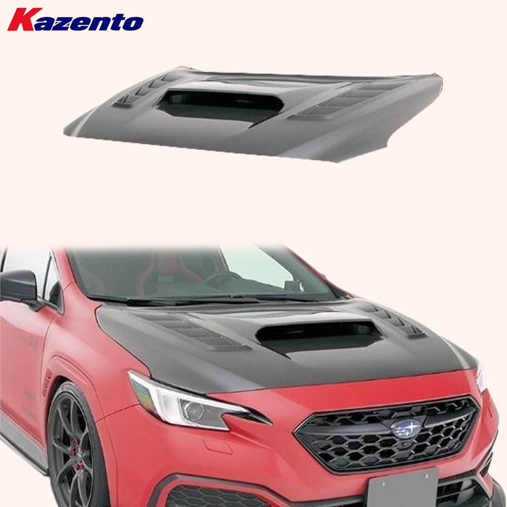 Kazento For Subaru WRX STI S4 VB 21-24 Carbon VRS Vented Cooling Front Hood Bonnet - Kazento Carbon Parts