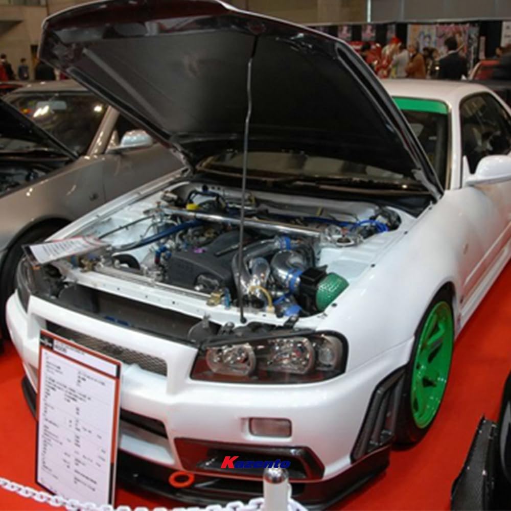 Kazento For Gtr Uk V-Spec For Nissan Front Bumper Vents Carbon Fiber - Kazento Carbon Parts
