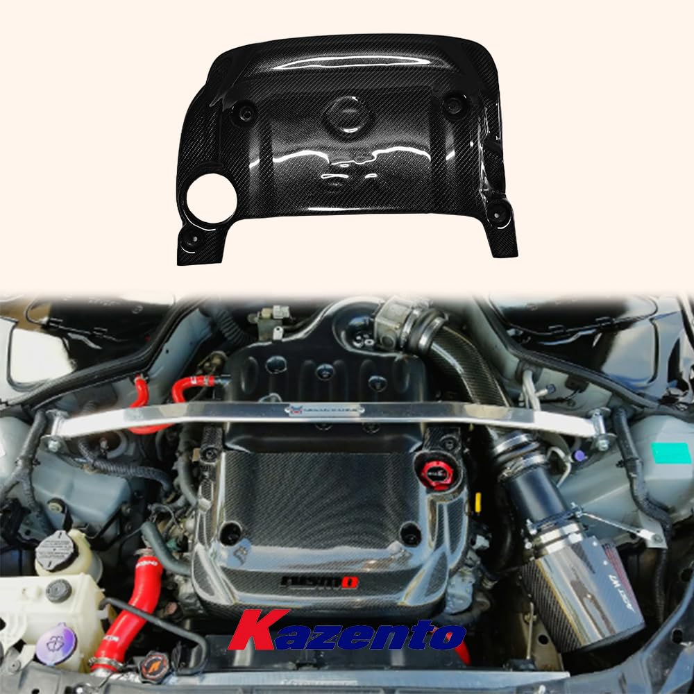 Kazento For 2003-2006 Nissan 350Z Z33 Front Hood Engine Cover - Kazento Carbon Parts