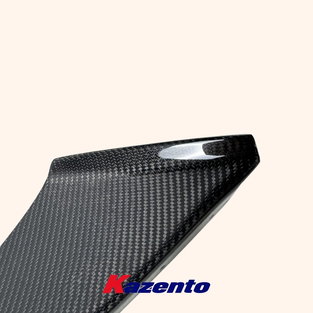 Kazento For Nissan 350Z Z33 03-05 Carbon Fiber Front Bumper Canard Splitters Addon 4pcs - Kazento Carbon Parts