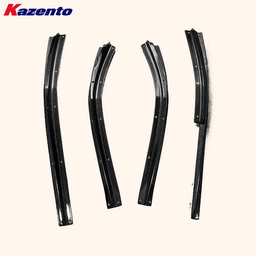 Kazento For Nissan R35 GTR 08-16 TS Style Rear Bumper with Carbon Rear Lip & Brake Light - Kazento Carbon Parts