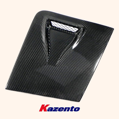 Kazento For Mazda MX5 NA MK1 Miata Vented Carbon Headlight Cover Pair (Only LHS Vented) - Kazento Carbon Parts