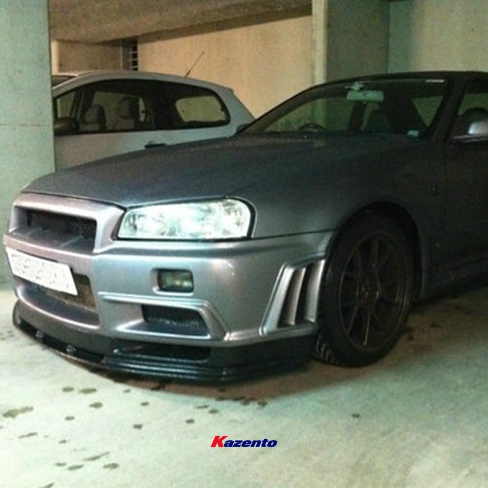 Kazento For Gtr Uk V-Spec For Nissan Front Bumper Vents Carbon Fiber - Kazento Carbon Parts