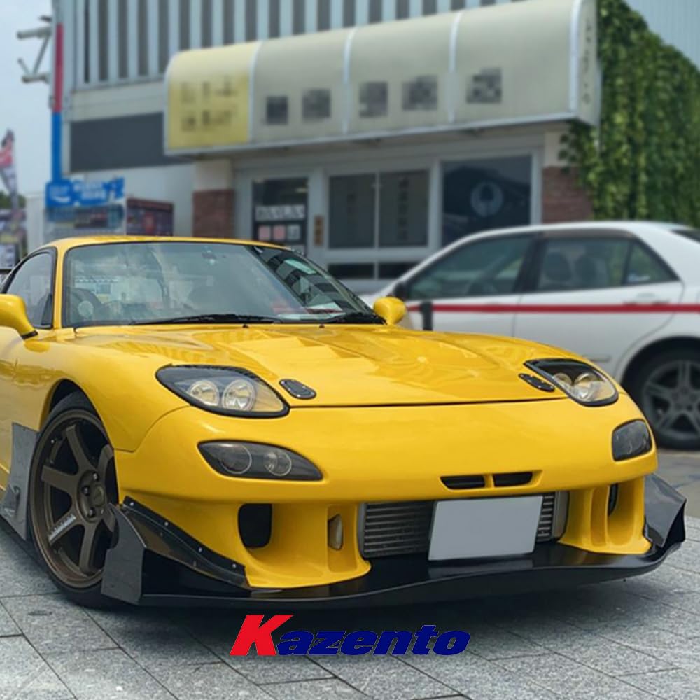 Kazento For Mazda RX-7 RX7 FD FD3S (RE-GT Bumper Only) FRP Unpaint Front Bumper Canard - Kazento Carbon Parts