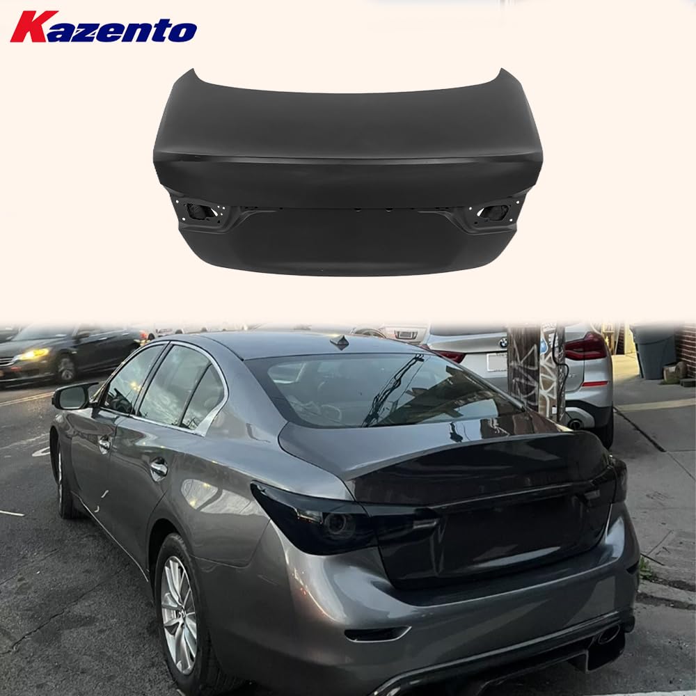 Kazento For Infiniti V37 Q50 2013-2017 Fiberglass Ducktail Style Rear Trunk Boot Lid - Kazento Carbon Parts