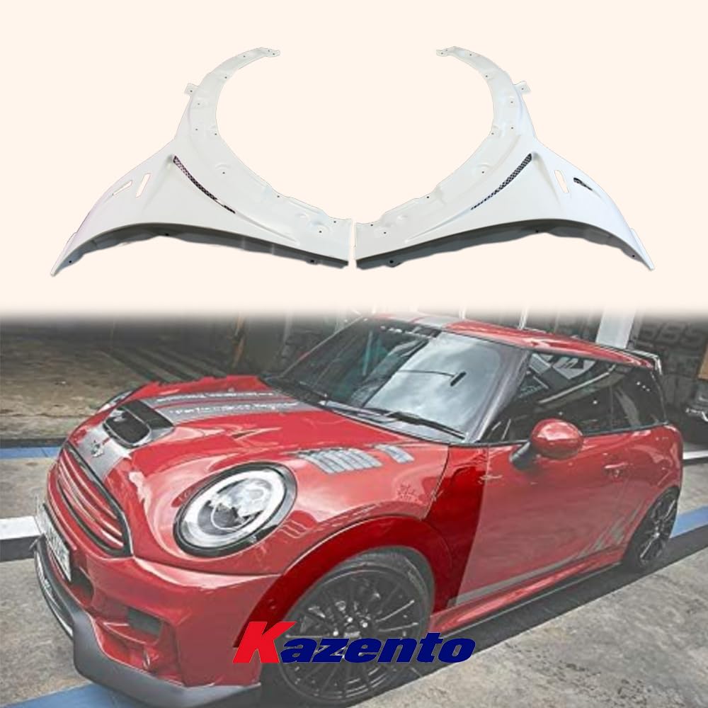 Kazento Vented Front Fender For F56 Mini Cooper S DAG Style Fiber Glass Shipping from the USA - Kazento Carbon Parts
