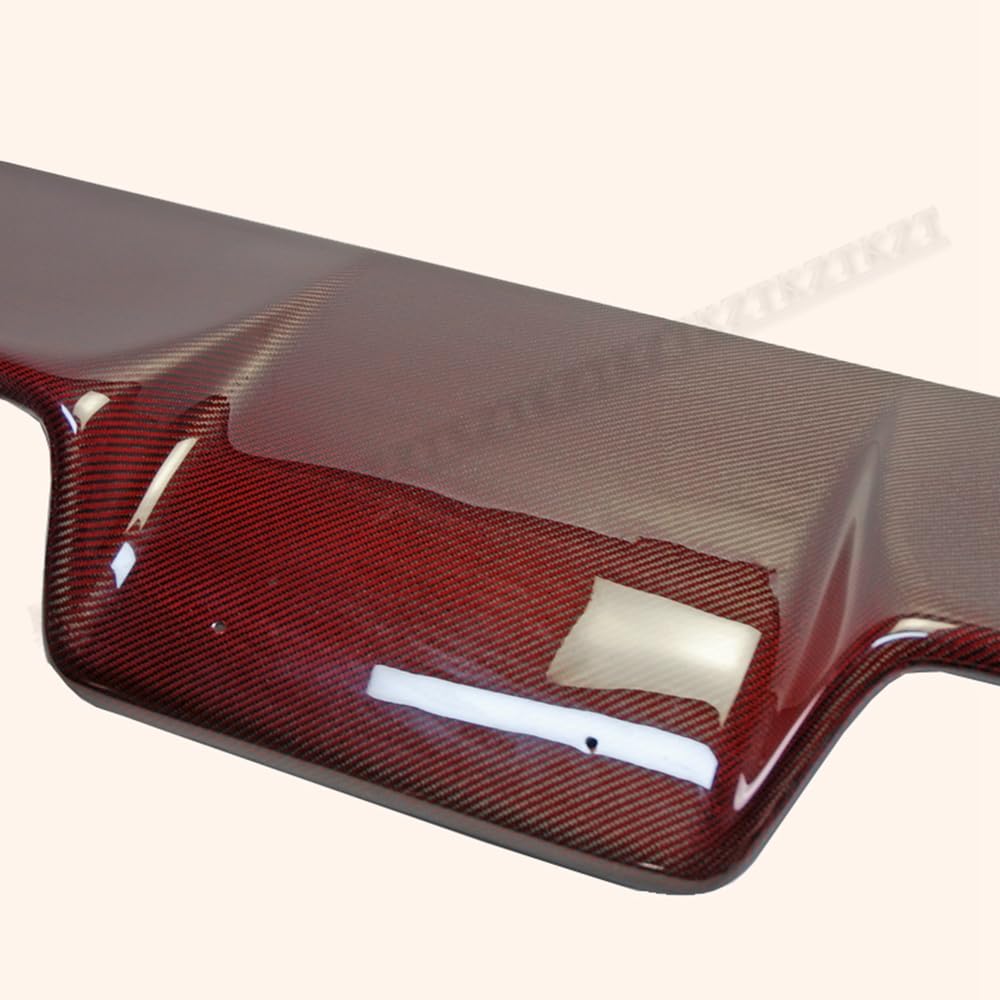 For 03-08 Z33 For Nissan 350Z Infiniti G35 Coupe 2D Jdm Ts Style Rear Diffuser 6Pcs (With Fitting) Carbon Fiber (Red Color) - Kazento Carbon Parts