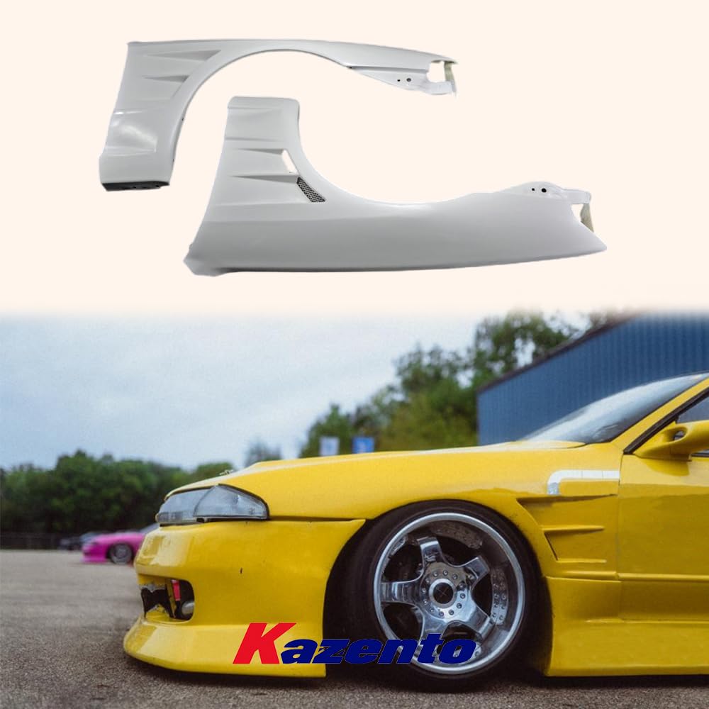 Kazento Front Fender +25Mm For Nissan Skyline For R32 Gts Bn Style Fiber Glass Shipping from the USA - Kazento Carbon Parts
