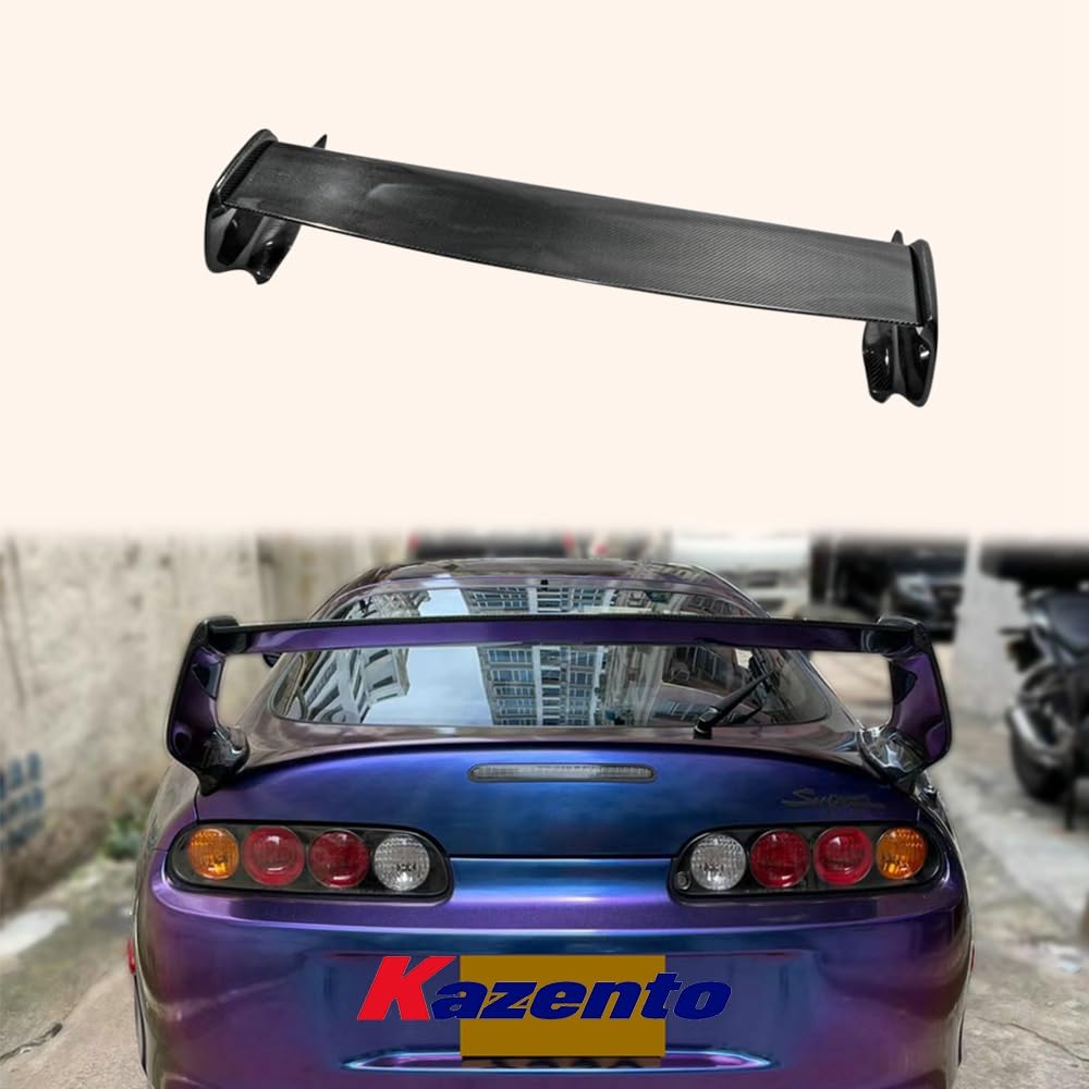 Kazento Rear Trunk Spoiler Wing For Toyota 93-98 Supra MK4 JZA80 TR-Style Carbon Fiber Shipping from the USA - Kazento Carbon Parts