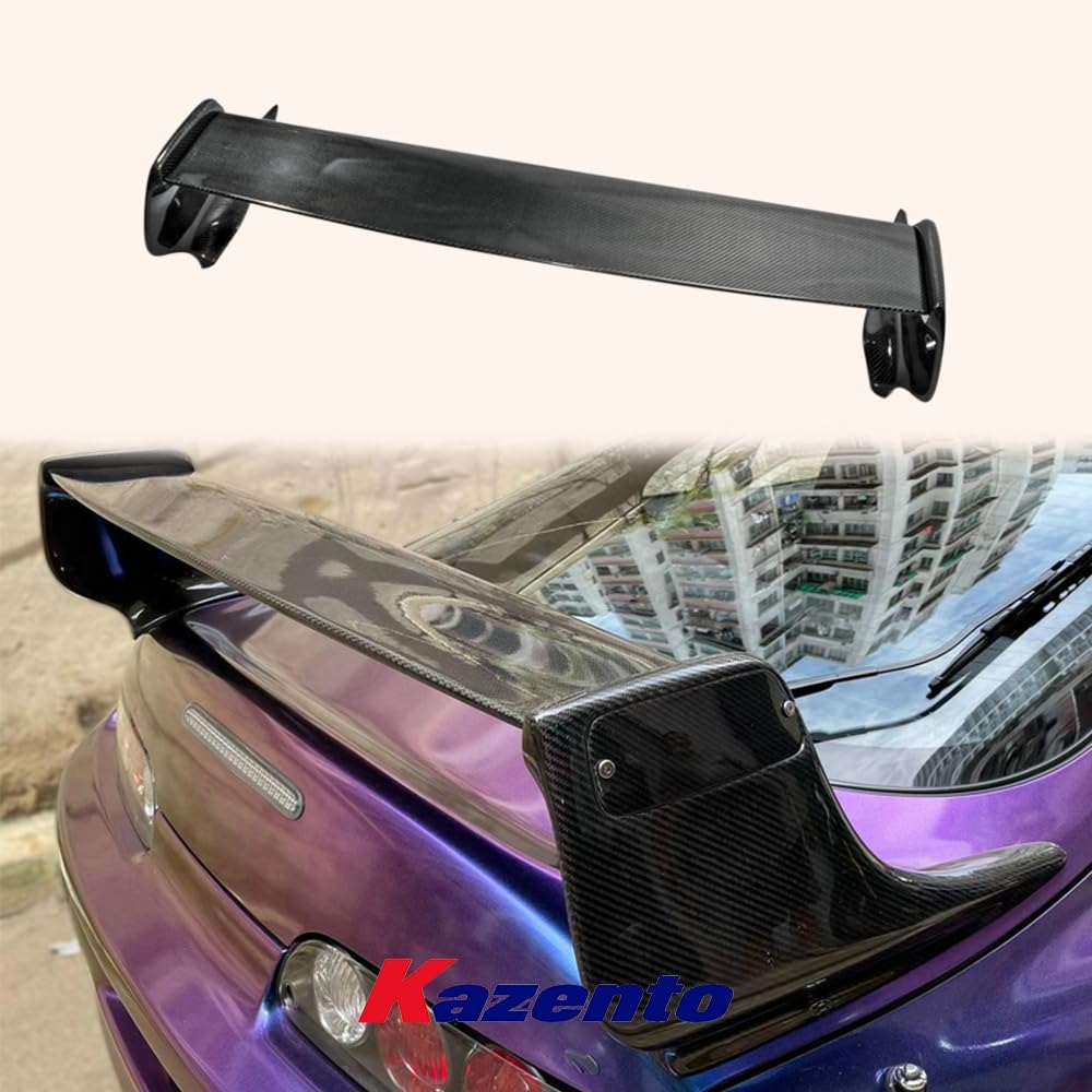 Kazento Rear Trunk Spoiler Wing For Toyota 93-98 Supra MK4 JZA80 TR-Style Carbon Fiber Shipping from the USA - Kazento Carbon Parts