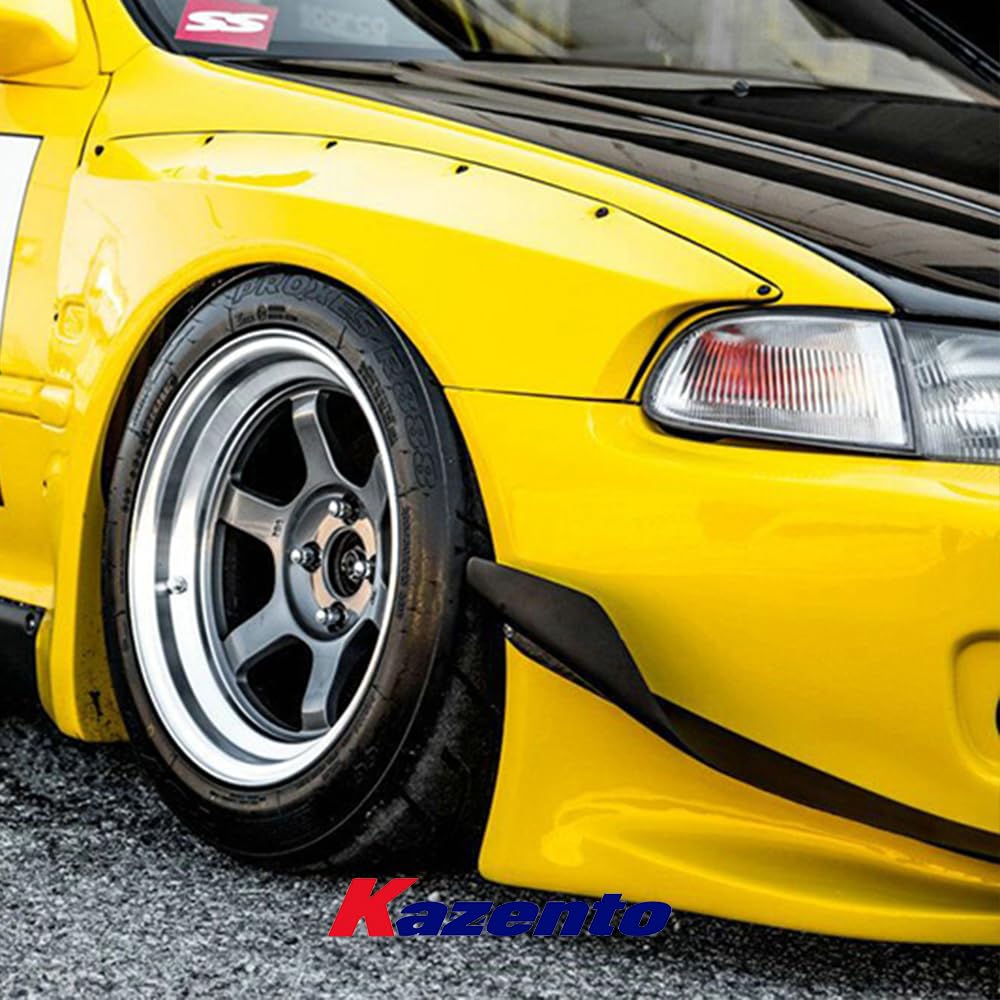 Kazento Wide Body Front Fender For Honda EG Civic Hatch Back RB Style FRP Unpaint Shipping from the USA - Kazento Carbon Parts