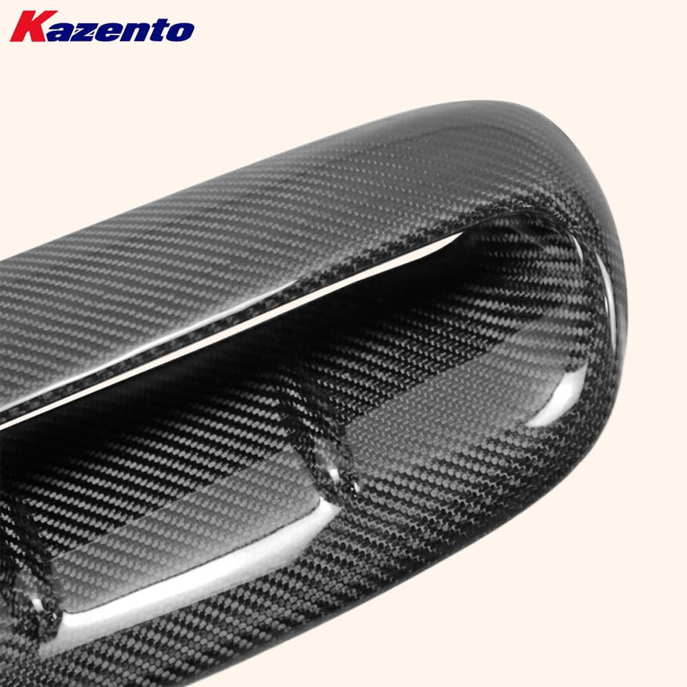 Kazento For Mini Cooper S MK1 2001-06 R53 Carbon Fiber DG Front Hood Bonnet Scoop Vents - Kazento Carbon Parts