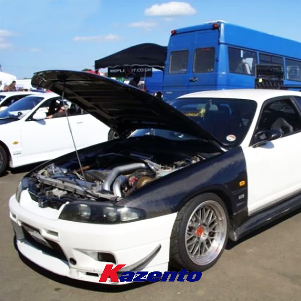 Kazento Front Fender Vented BN Style For Nissan Skyline R33 GTR Only Carbon Fiber Shipping from the USA - Kazento Carbon Parts