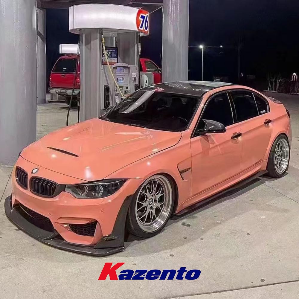 Kazento For BMW F80 F82 Real M4 SUP Style Carbon Fiber Front Bumper Bottom Lip 3PCS - Kazento Carbon Parts