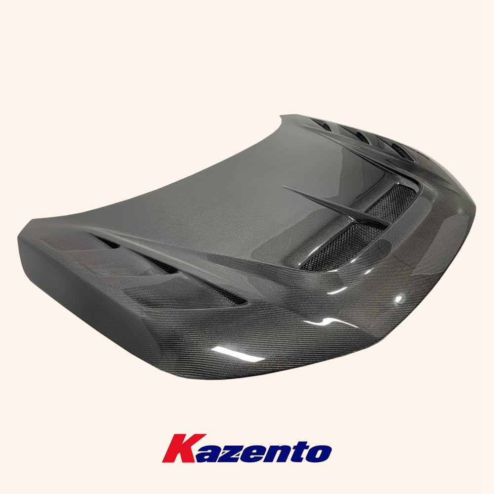 Kazento USA Shipping For Honda Civic FL5 Type R Carbon Fiber Vented Cooling Front Bumper Hood Bonnet - Kazento Carbon Parts