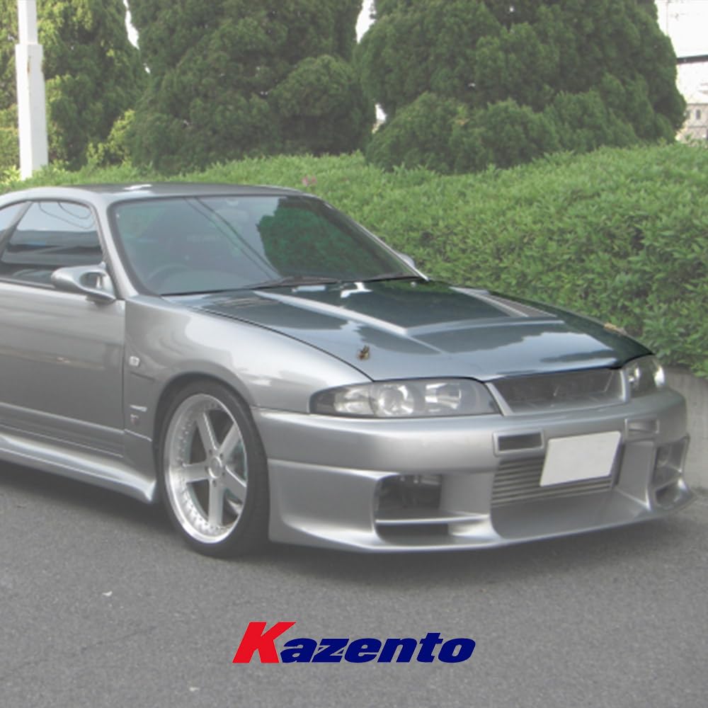 Kazento For Nissan Skyline R33 GTR Only TS Style Carbon Fiber Vented Front Hood Bonnet - Kazento Carbon Parts