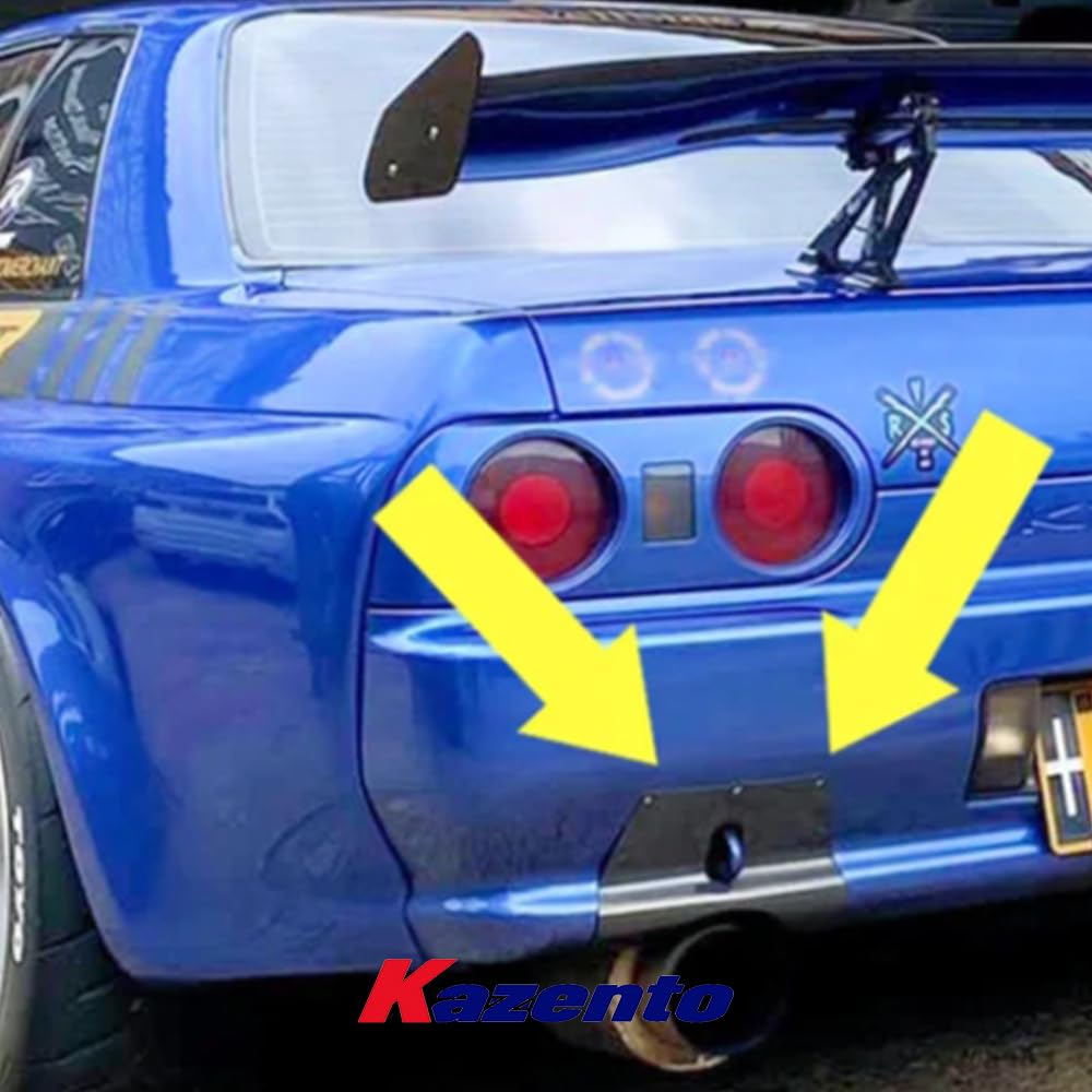 Kazento For Nissan Skyline R32 GTR BNR32 HCR32 Carbon Rear Bumper Exhaust Heat Shield - Kazento Carbon Parts