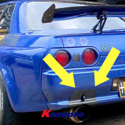 Kazento For Nissan Skyline R32 GTR BNR32 HCR32 Carbon Rear Bumper Exhaust Heat Shield - Kazento Carbon Parts