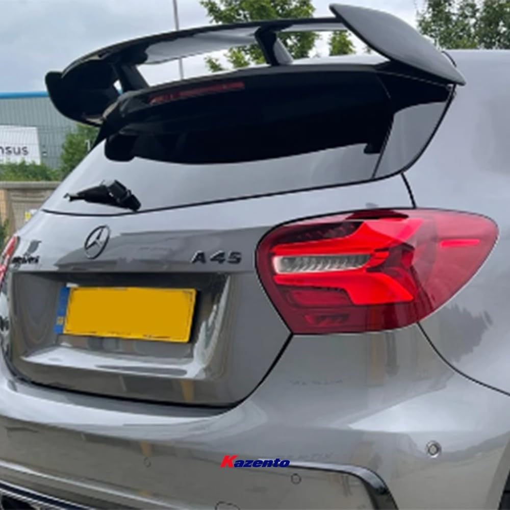 Kazento For W176 A45 12-18 For Mercedes Benz AM Style Carbon Fiber Rear Boot Roof Spoiler - Kazento Carbon Parts