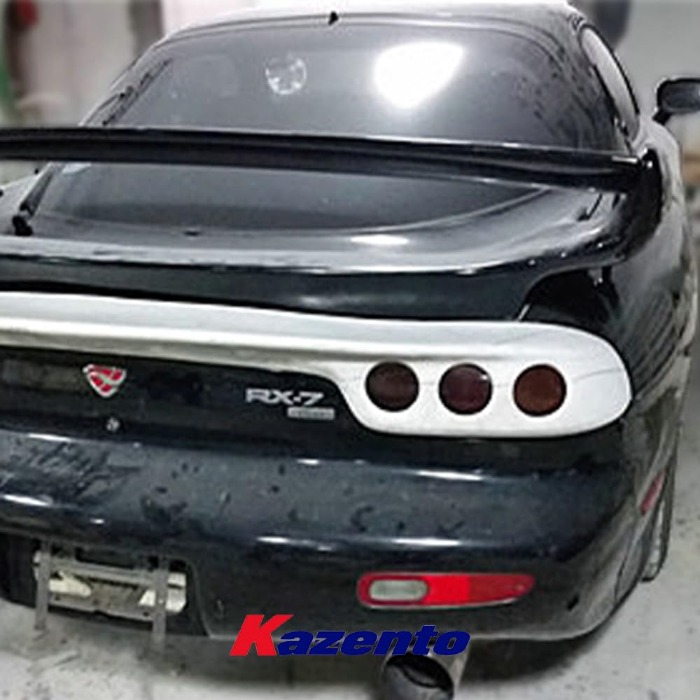 Kazento For Mazda RX7 FD3S REGT Type Carbon Fiber Rear Trunk Spoiler Wing Kits 4pcs - Kazento Carbon Parts
