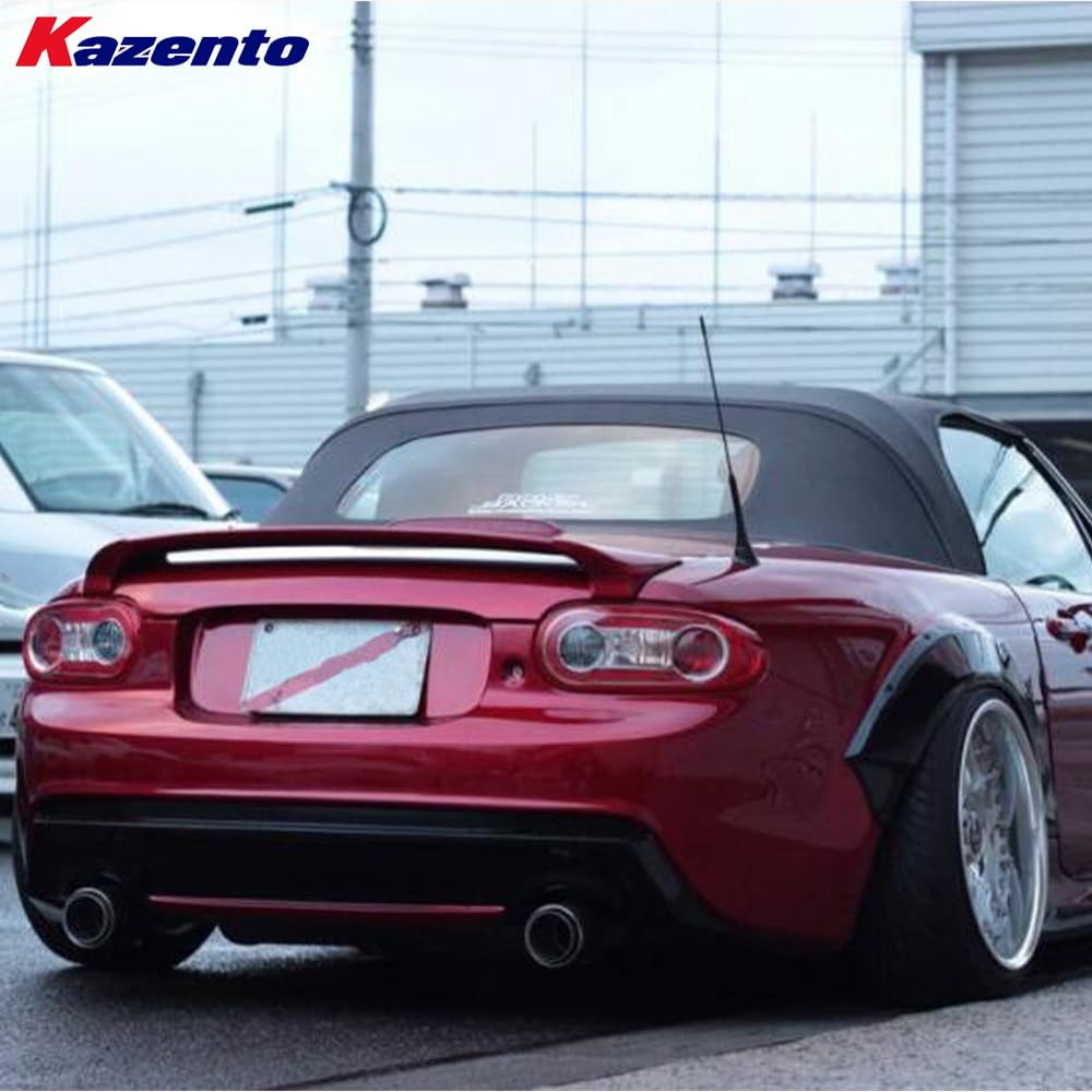 Kazento USA Shipping For Mazda MX5 NC NCEC Roster Miata RBK Style Trunk Spoiler (Soft Top Only) - Kazento Carbon Parts