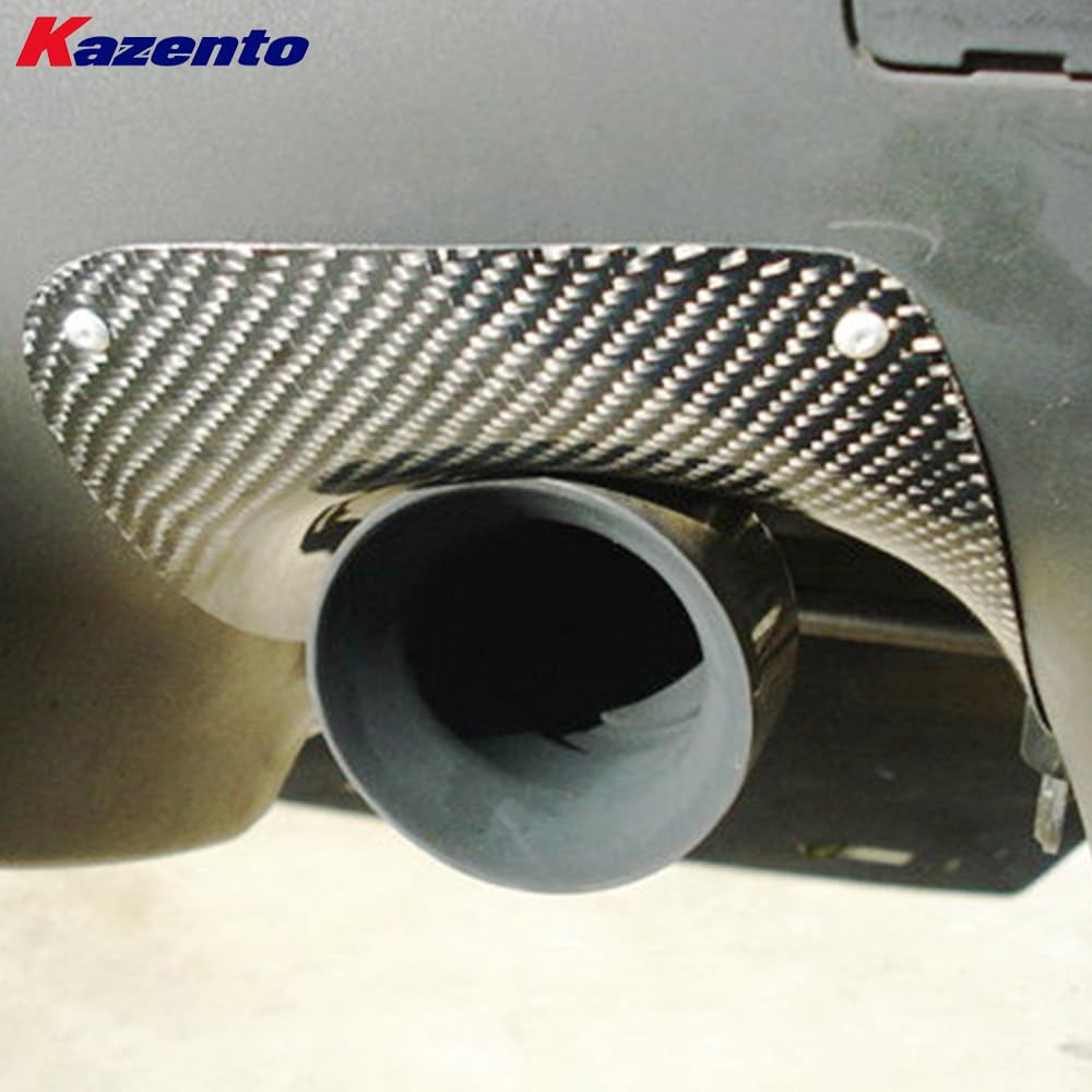 Kazento For Mitsubishi EVO 10 X 07-16 OE Style Carbon Rear Bumper Exhuast Heat Shield - Kazento Carbon Parts
