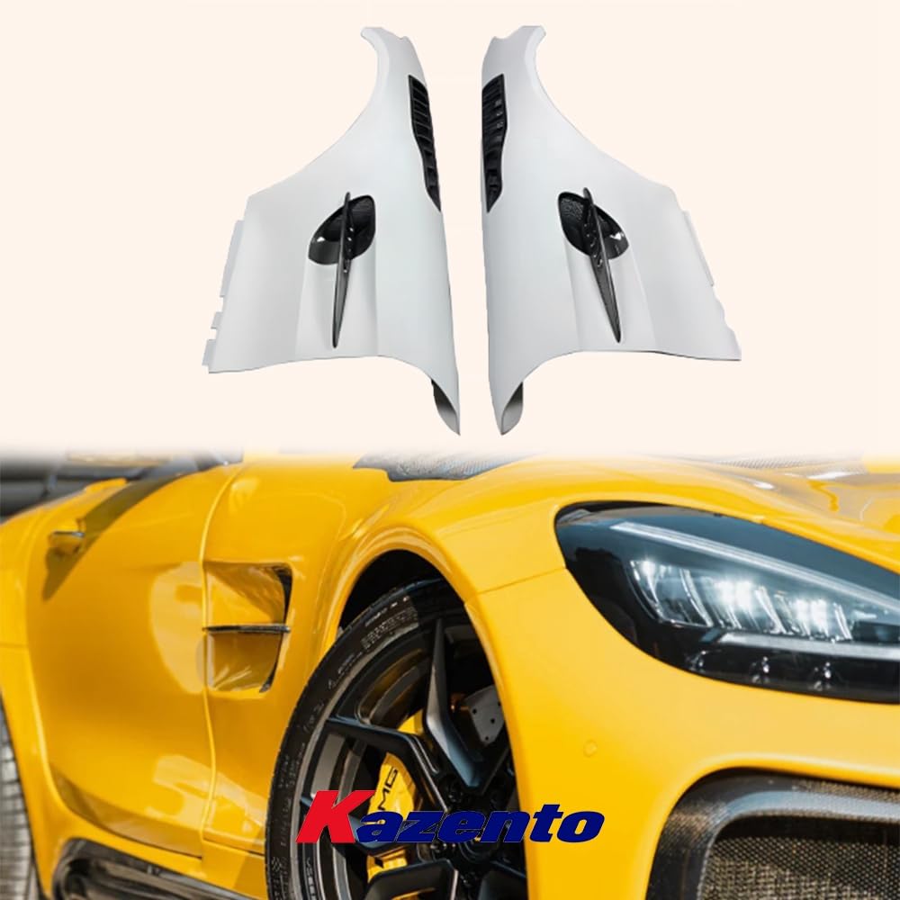 Kazento For Mercedes Benz AMG 2015-2021 GT GTS GTR Partial Carbon (Vents) Front Fender - Kazento Carbon Parts