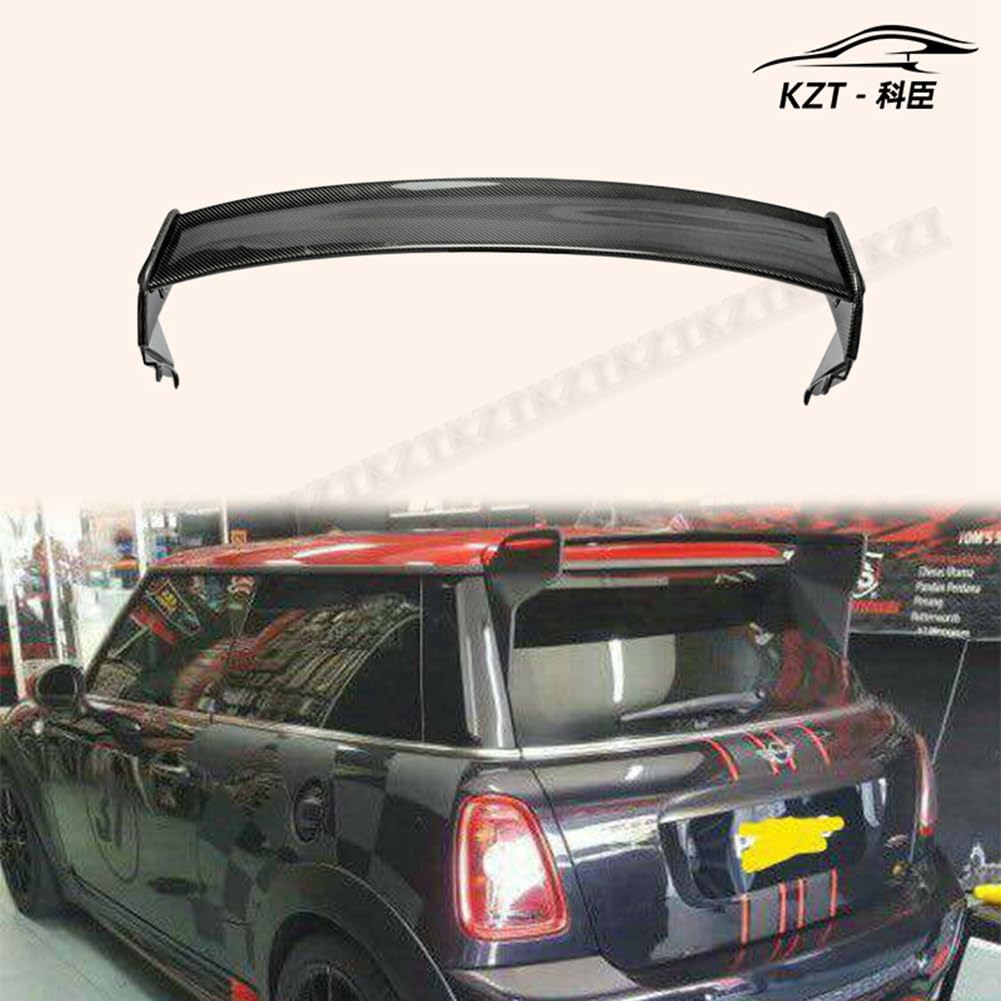 Rear Trunk Spoiler Wing For Mini cooper R56 Ver.2.11/2.12 Type JCW Roof Spoiler Carbon Fiber Body Kit - Kazento Carbon Parts
