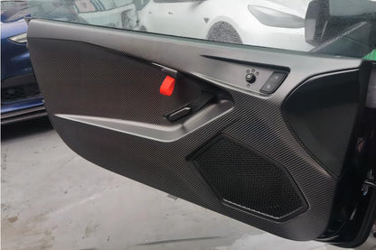 Kazento For Lamborghini Huracan (UP To STO) Dry Matte Carbon Fiber Inner Side Door Panel - Kazento Carbon Parts