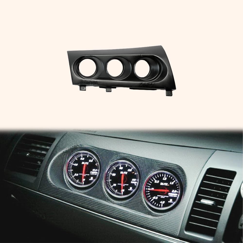 Kazento For Mitsubishi EVO 10 X CZ4A 07-16 RHD Only M7 Fiberglass Triple Gauge Pod 60mm - Kazento Carbon Parts
