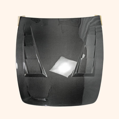 Kazento For Honda S2000 02-09 JS Style Carbon Fiber Front Bumper Hood Bonnet Body Kits - Kazento Carbon Parts