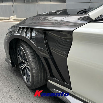 Kazento For Infiniti Q60 Cv37 17 Onwards Epa Type Front Vented Fender Carbon Fiber - Kazento Carbon Parts
