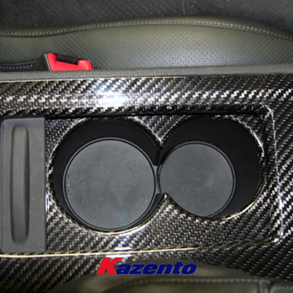 Kazento For Nissan GTR R35 (08-16 LHD Only) KZ Carbon Cup Holder Cover Interior Kits - Kazento Carbon Parts