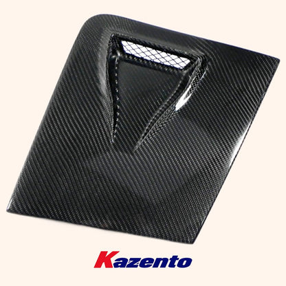 Kazento For Mazda MX5 NA MK1 Miata Vented Carbon Headlight Cover Pair (Only LHS Vented) - Kazento Carbon Parts
