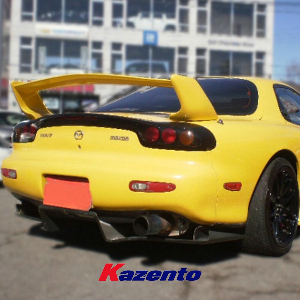 Kazento For Mazda RX7 FD3S MS Style Carbon Fiber Rear Trunk Boot Spoiler Wing Kits - Kazento Carbon Parts