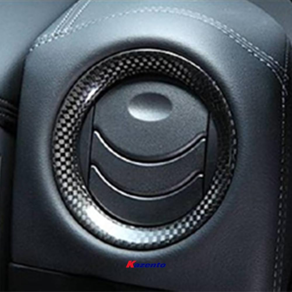Kazento For 2008-2016 Nissan GTR R35 Carbon Interior Dash Air Conditional Duct Cover - Kazento Carbon Parts