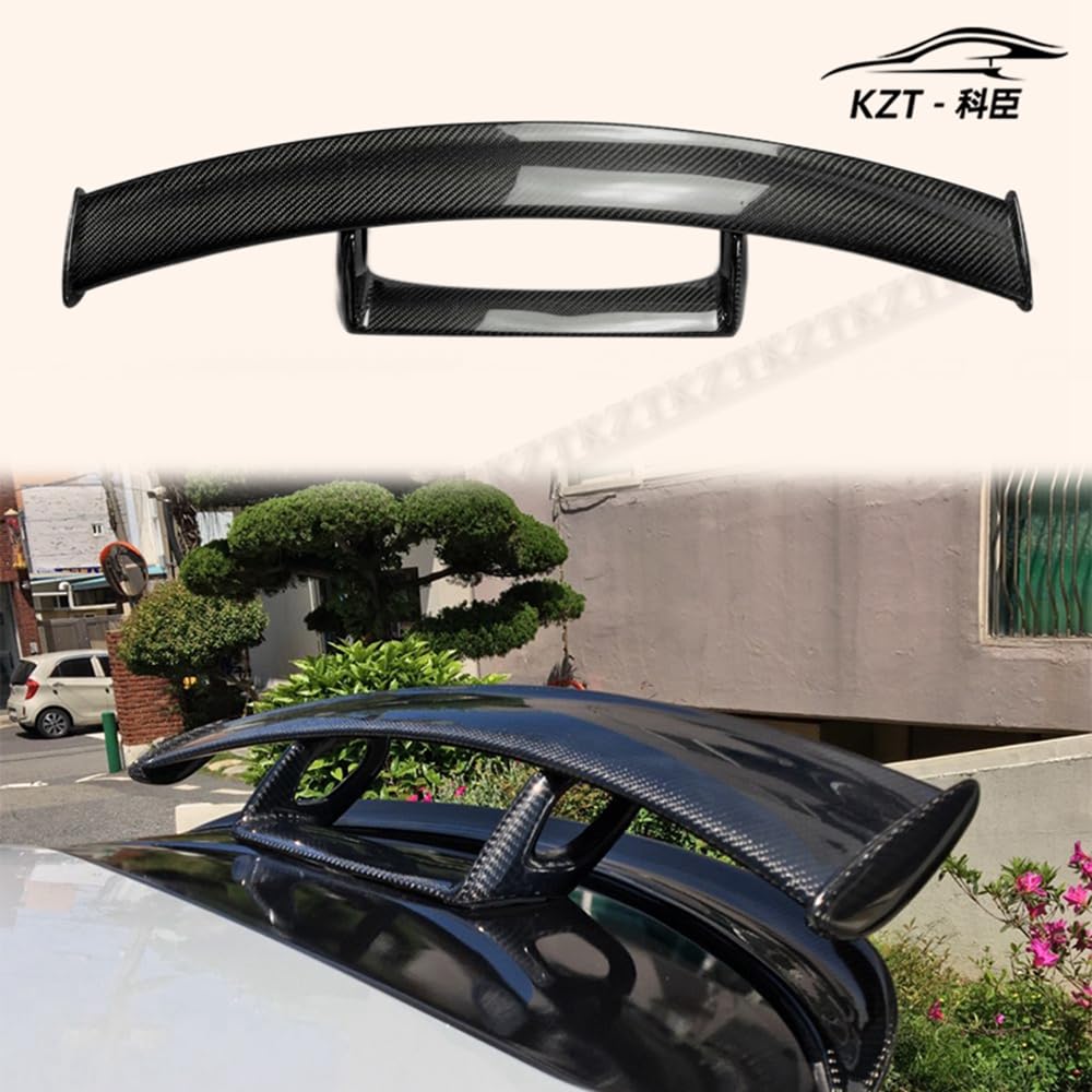 For Mini Cooper 06-13 R55 R56 R58 R59 Ver.2.11/2.12 Type C Rear Roof Spoiler Wing Carbon Fiber Car Body Parts Kits - Kazento Carbon Parts