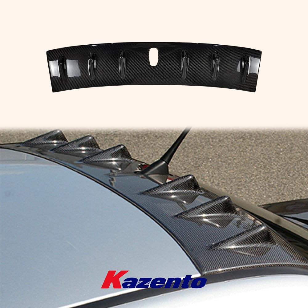 Rear Roof Spoiler Wing For Mitsubishi Evo 7 8 9 Cs Style Vortex Generator Carbon Fiber Car Body Parts Kits - Kazento Carbon Parts