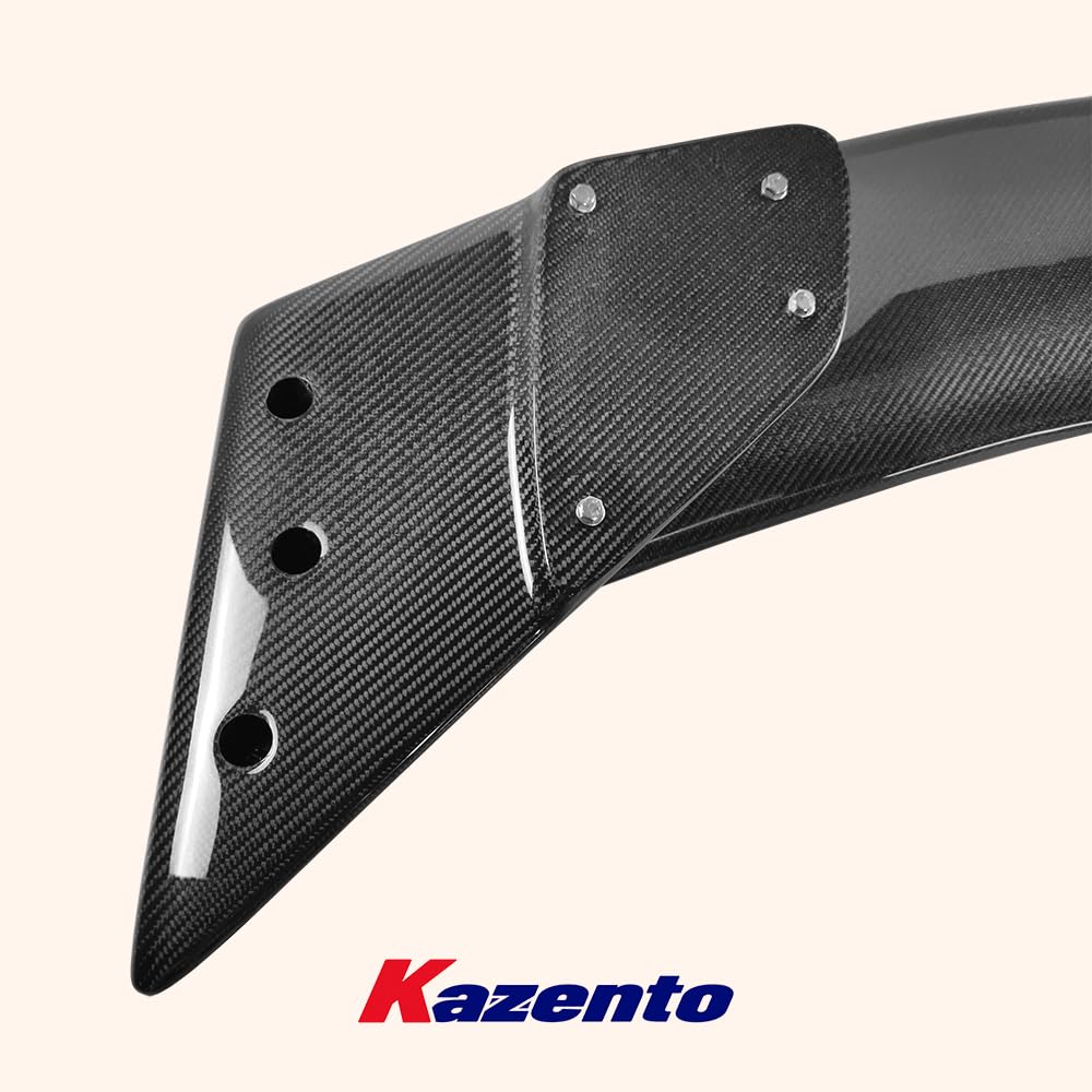Kazento For Infiniti G37 Coupe 2008-13 (2 Door Only) GTR Style Carbon Rear Trunk Spoiler - Kazento Carbon Parts