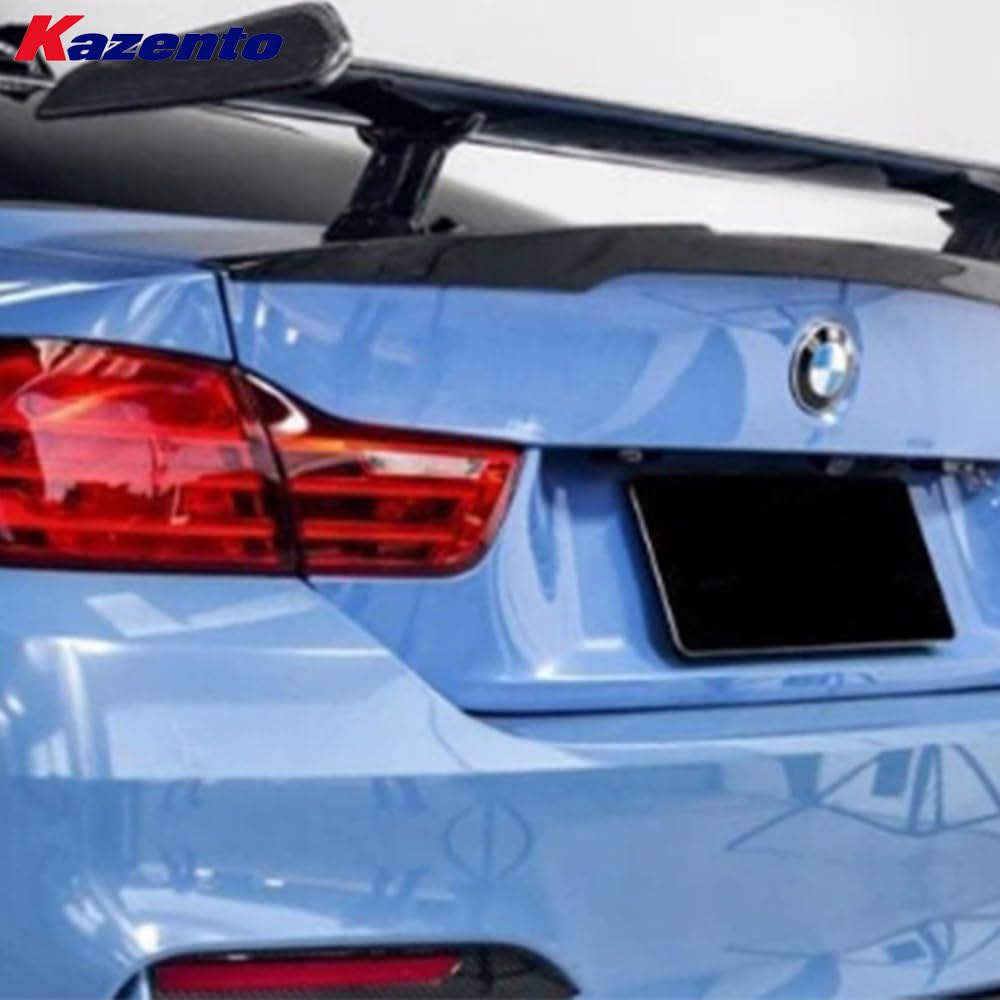 Kazento For BMW M2 F87 Coupe 2016-21 Carbon Fiber MP Style Rear Trunk GT Spoiler Wing - Kazento Carbon Parts