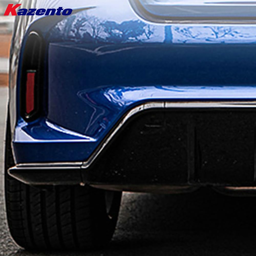 Kazento For Honda 11th Civic FE1 Sedan 22-24 PP TypeR Style Rear Bumper Middle Exhaust - Kazento Carbon Parts