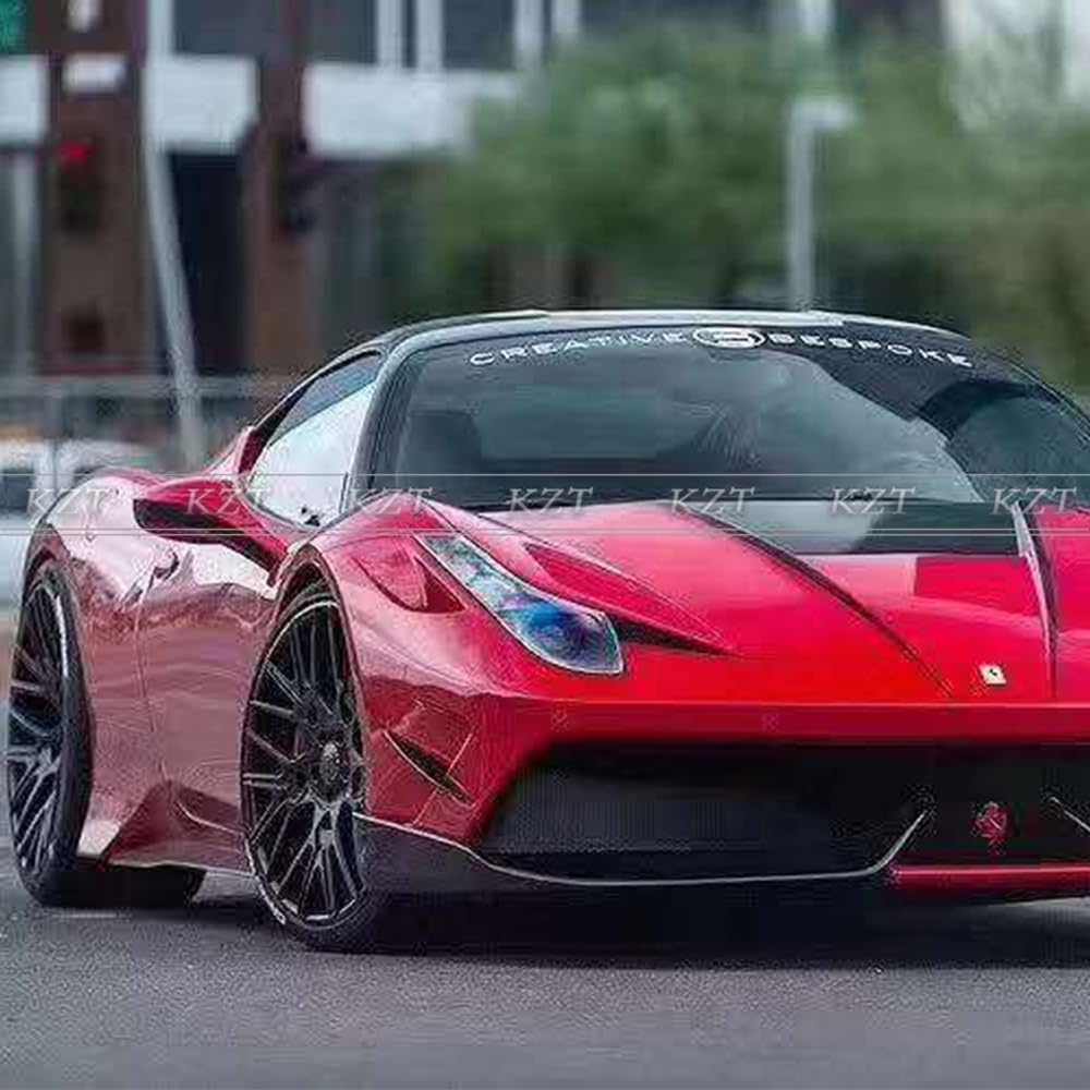 For Ferrari 458 MS Style Carbon + FRP Body Kits 19PCS FB/RB/FF/HD/SS/KITS - Kazento Carbon Parts