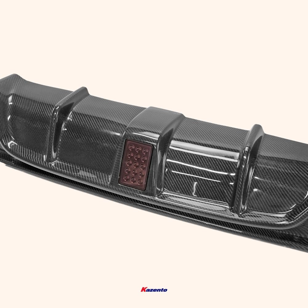 Kazento For Infiniti Q60 CV37 17 onwards V Type Carbon Fiber Rear Bumper Lip Diffuser - Kazento Carbon Parts