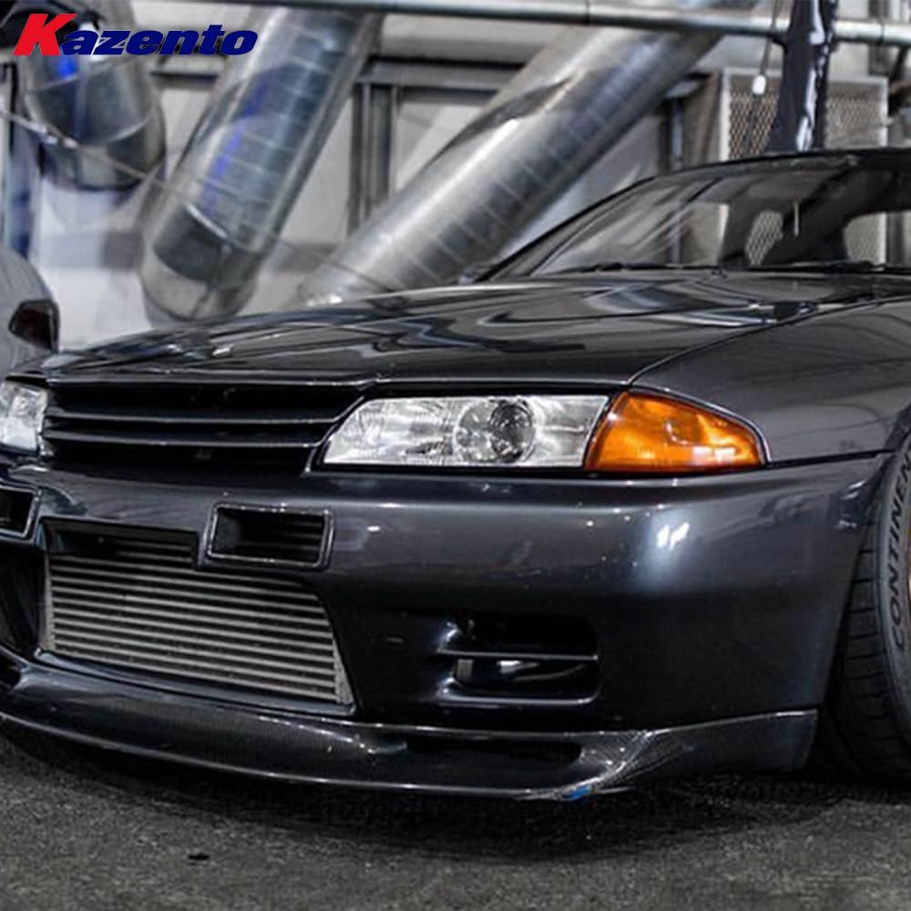 Kazento For Nissan Skyline R32 GTR 89-93 OE Style Front Bumper Bonnet Hood Carbon - Kazento Carbon Parts