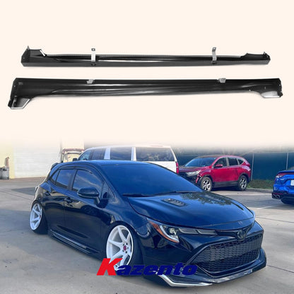 Kazento For Toyota 19-22 Corolla Sport Auris E210 Hatchback Mod Type Abs Side Skirts - Kazento Carbon Parts