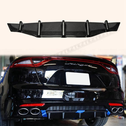 For Kia Stinger Type M Rear Diffuser Add On Carbon Fiber - Kazento Carbon Parts