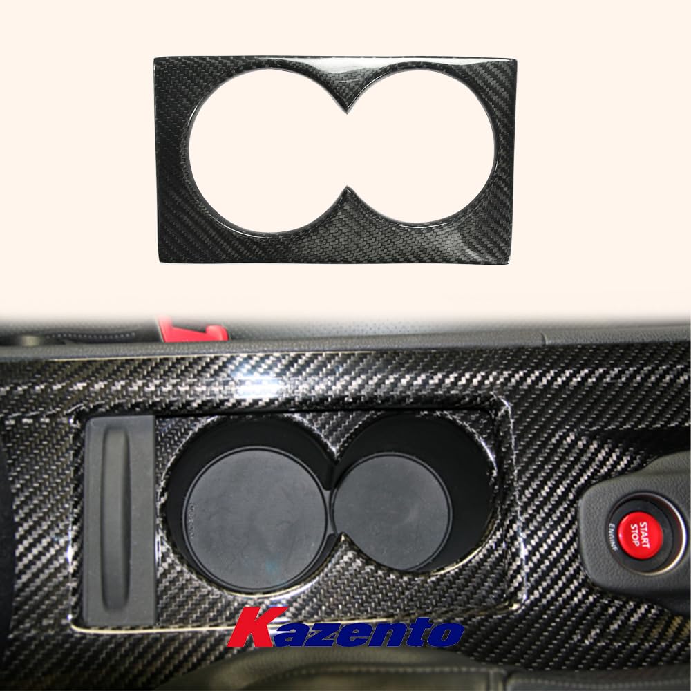 Kazento For Nissan GTR R35 (08-16 LHD Only) KZ Carbon Cup Holder Cover Interior Kits - Kazento Carbon Parts