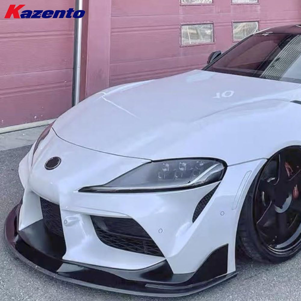 Kazento For Toyota Supra A90 2019-2023 WD Style Carbon Fiber Front Bumper Bottom Lip - Kazento Carbon Parts