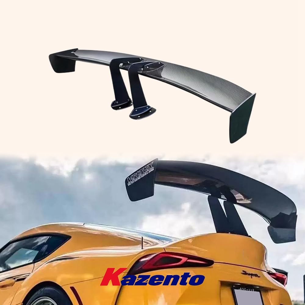 Kazento For TOYOTA Supra A90 2019-2022 Carbon VT Style High GT Rear Trunk Spoiler Wing - Kazento Carbon Parts