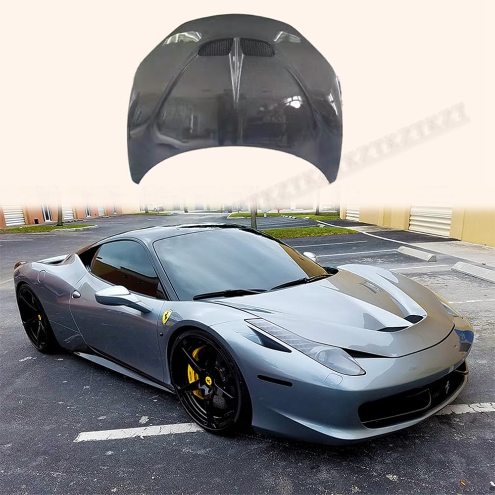 For Ferrari 458 Italia Carbon Fiber SP Style Hood Bonnet - Kazento Carbon Parts